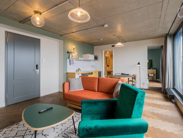 Wohnung zur Miete Wohnen auf Zeit 1.890 € 3 Zimmer 46 m² frei ab sofort Gesundbrunnen Berlin 13355