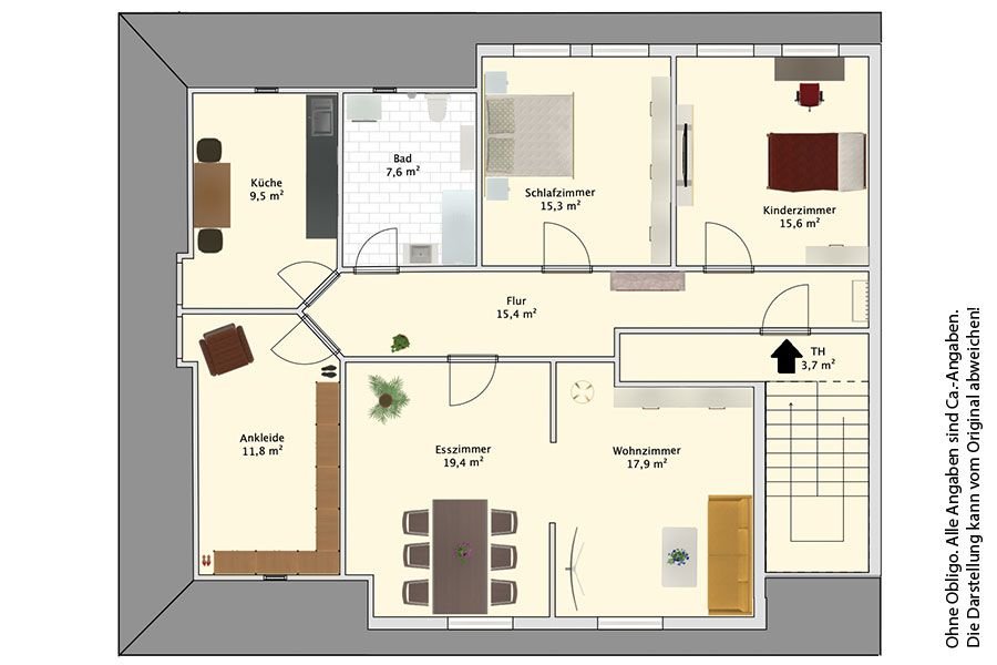 Wohnung zum Kauf 130.000 € 5 Zimmer 112 m²<br/>Wohnfläche Neuengroden Wilhelmshaven-Heppens 26386