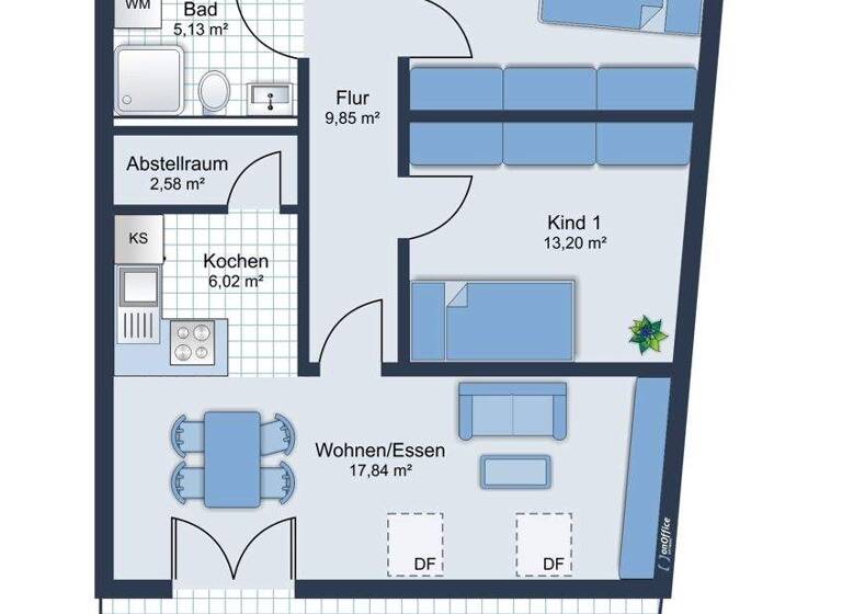 Wohnung zum Kauf 429.000 € 3 Zimmer 75 m² Kösching 85092