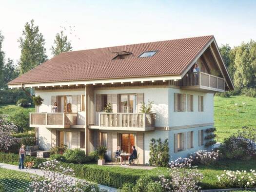 Doppelhaushälfte zum Kauf - Erstbezug 795.000 € 5 Zimmer 122,9 m² 200 m² Grundstück Uffing Uffing am Staffelsee 82449