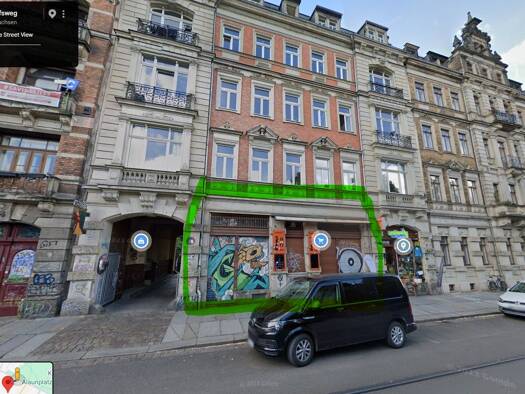 Laden zur Miete provisionsfrei 1.005 € 1 Zimmer 53 m² Verkaufsfläche Bischofsweg 32 Äußere Neustadt Dresden 01099