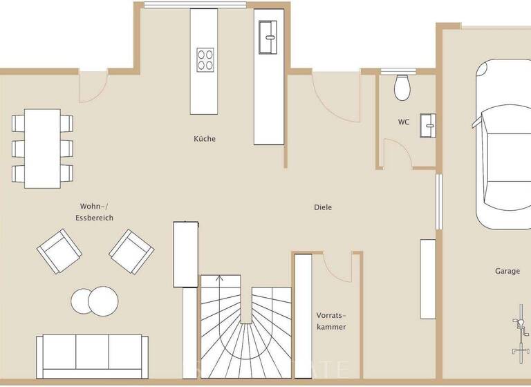Doppelhaushälfte zum Kauf 2.168.000 € 8 Zimmer 262 m² 279 m² Grundstück Thalk.Obersendl.-Forsten-Fürstenr.-Solln München 81475
