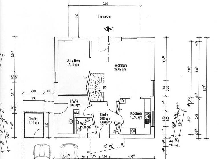 Einfamilienhaus zur Miete 1.600 € 5,5 Zimmer 150 m² 780 m² Grundstück frei ab 01.07.2026 Wabern 34590