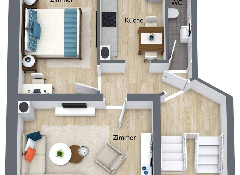 Wohnung zum Kauf 135.000 € 2 Zimmer 51 m² Lichtental Baden-Baden 76534