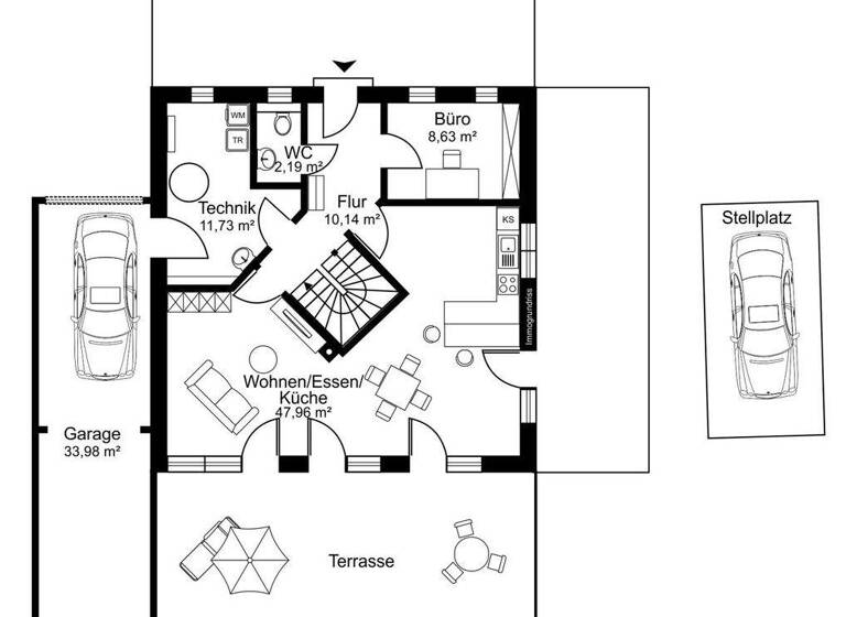 Einfamilienhaus zum Kauf 1.097.400 € 6 Zimmer 175 m² 678 m² Grundstück Königsbrunn 86343