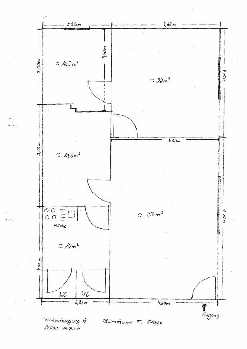 Büro-/Praxisfläche zum Kauf provisionsfrei 129.900 € Aurich Aurich 26603