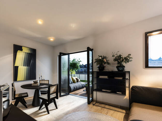 Wohnung zum Kauf - Neubau provisionsfrei 477.000 € 2 Zimmer 61,2 m² 2. Geschoss Tunnelstraße 94b Kriegshaber Augsburg 86156