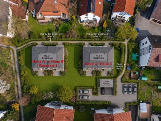 Doppelhaushälfte zum Kauf - Erstbezug provisionsfrei 698.700 € 5 Zimmer 131 m² 273 m² Grundstück Markdorf 88677