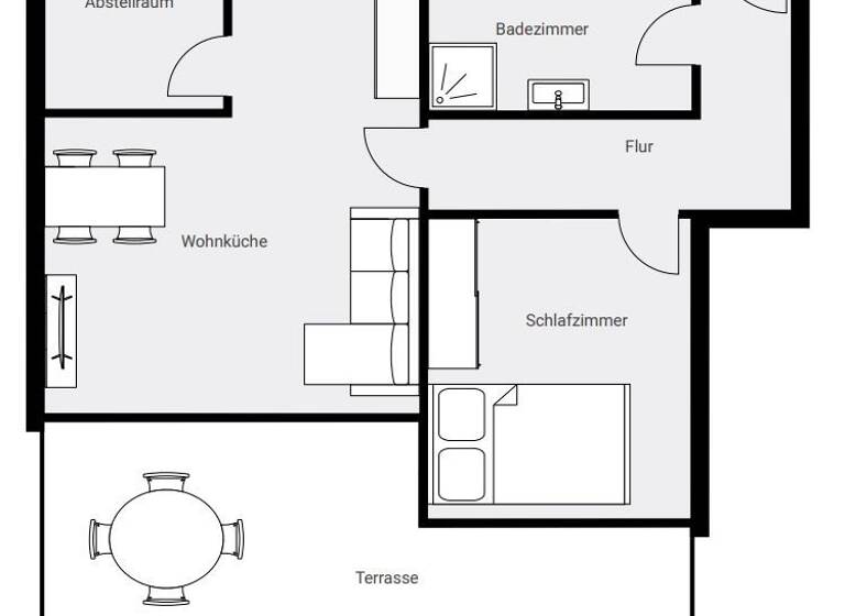 Wohnung zum Kauf 229.000 € 2 Zimmer 58 m² Wassersleben Harrislee 24955