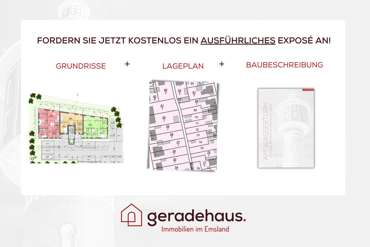 Wohnung zum Kauf 339.000 € 3 Zimmer 85,3 m²<br/>Wohnfläche EG<br/>Geschoss 01.04.2025<br/>Verfügbarkeit Lingen Lingen 49809