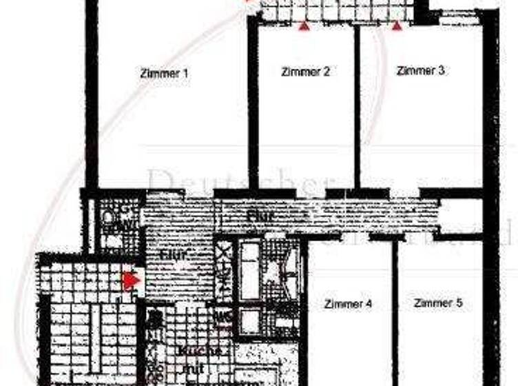 Wohnung zur Miete 1.195 € 5 Zimmer 122,8 m² 1. Geschoss frei ab sofort Winsen Winsen (Luhe) 21423
