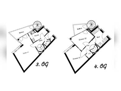 Maisonette zur Miete Tauschwohnung 889 € 3 Zimmer 85 m² 3. Geschoss Weißensee Berlin 13086