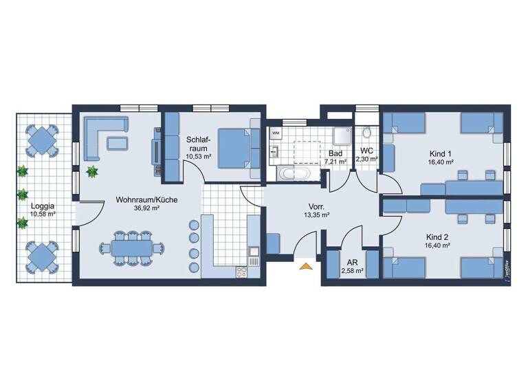 Wohnung zum Kauf 374.000 € 4 Zimmer 105 m² 1. Geschoss Kirchdorf an der Krems 4560