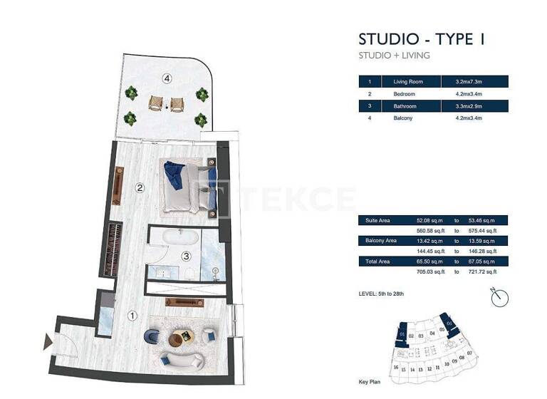 Studio zum Kauf 693.000 € 2 Zimmer 129 m² EG Ras Al Khaimah