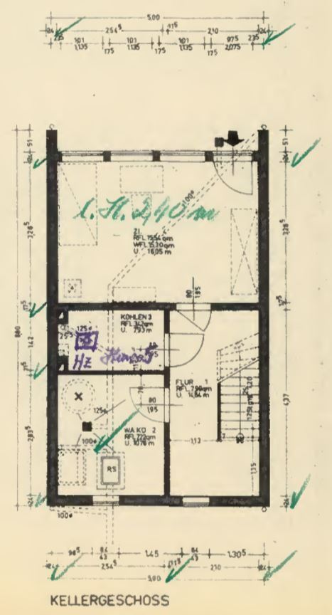 Reihenmittelhaus zum Kauf 170.000 € 4 Zimmer 81 m²<br/>Wohnfläche 150 m²<br/>Grundstück Kattenesch Bremen 28277