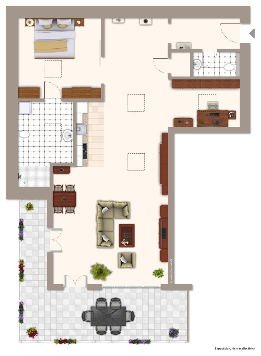 Loft zur Miete 1.180 € 3 Zimmer 116,5 m²<br/>Wohnfläche 01.03.2025<br/>Verfügbarkeit Oelde Oelde 59302