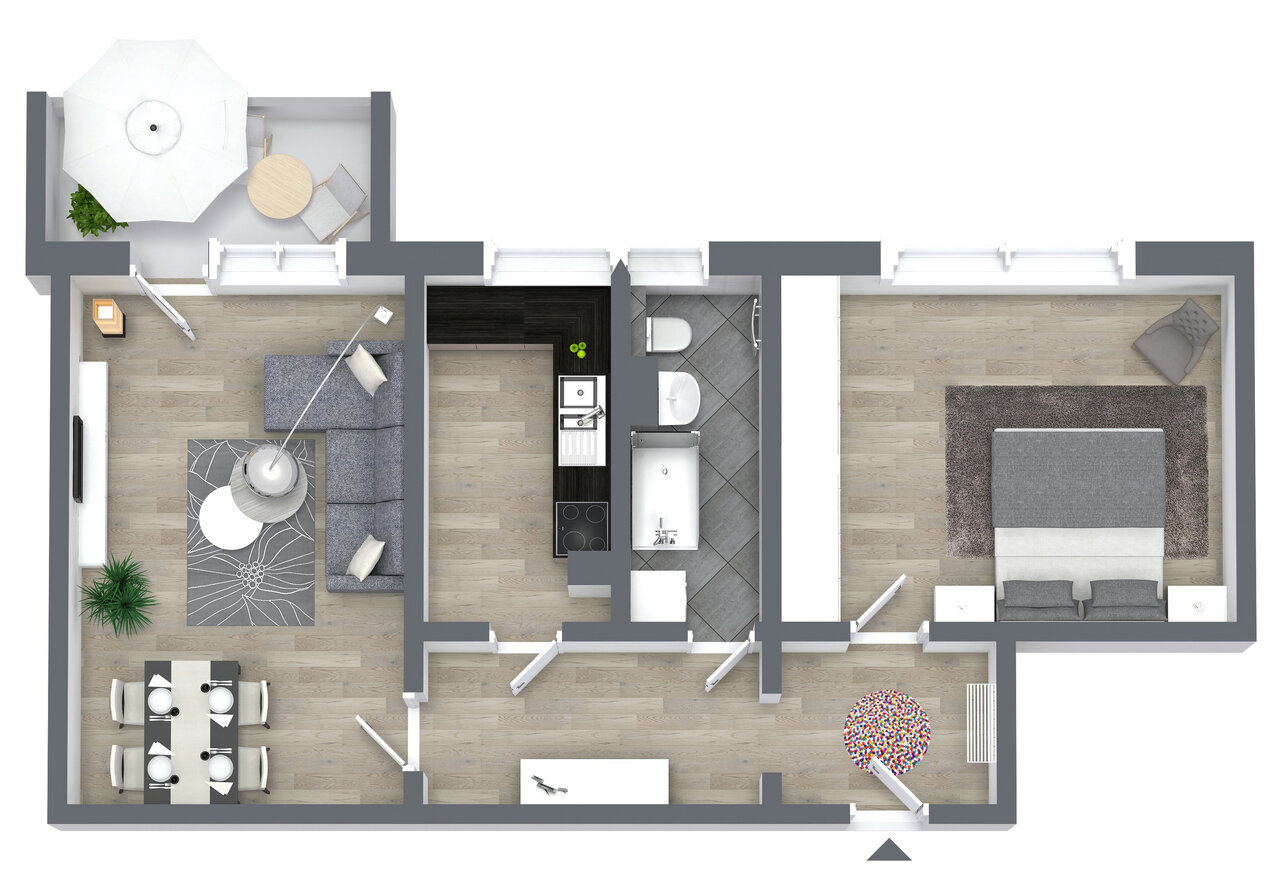 Wohnung zur Miete 338 € 2 Zimmer 56,4 m²<br/>Wohnfläche 7.<br/>Geschoss 01.03.2025<br/>Verfügbarkeit Am Karbel 52 Altendorf 924 Chemnitz 09116