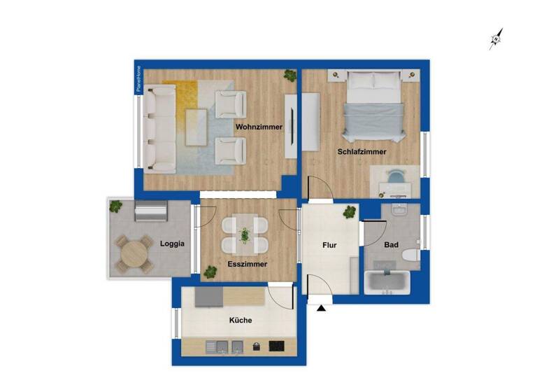 Penthouse zum Kauf 245.000 € 2 Zimmer 63,2 m² 8. Geschoss Bad Krozingen 79189