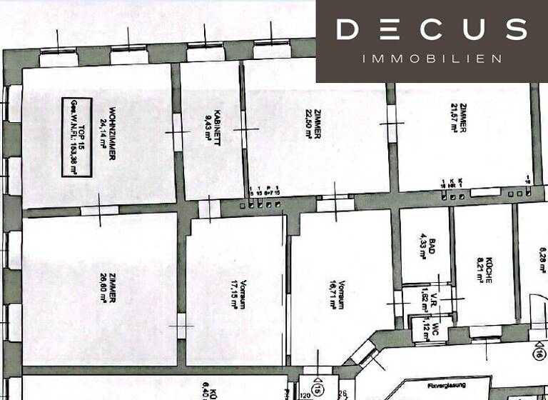 Wohnung zum Kauf 549.000 € 6 Zimmer 153,4 m² 1. Geschoss Wien 1150