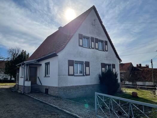 Einfamilienhaus zum Kauf provisionsfrei 120.000 € 6 Zimmer 120 m² 1.352 m² Grundstück Oberbösa 99718