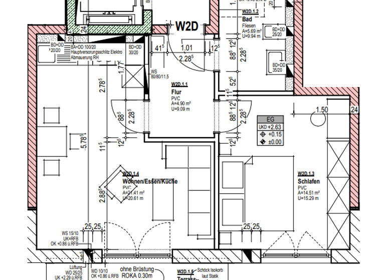 Wohnung zum Kauf provisionsfrei 236.000 € 2 Zimmer 52 m² Straubing 94315