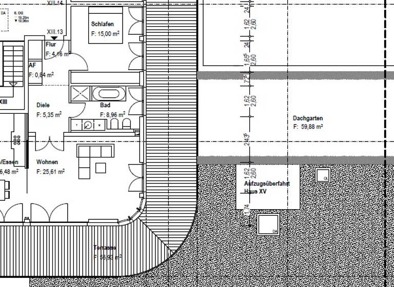 Wohnung zur Miete 2.230 € 2 Zimmer 116,9 m² 6. Geschoss Württembergische Straße 41A Wilmersdorf Berlin 10707