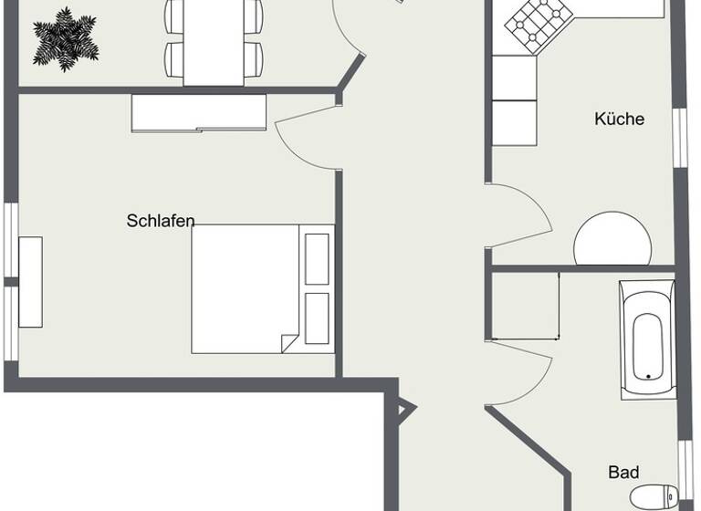 Wohnung zur Miete 870 € 3 Zimmer 80,8 m² 1. Geschoss Dorfstraße 25 Moisburg 21647