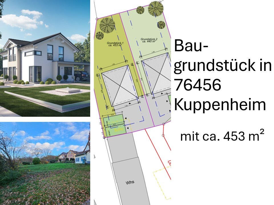 Grundstück zum Kauf provisionsfrei 178.681 € 455 m²<br/>Grundstück Oberndorf Kuppenheim 76456