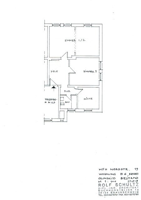 Wohnung zur Miete 772 € 2 Zimmer 76,3 m²<br/>Wohnfläche EG<br/>Geschoss ab sofort<br/>Verfügbarkeit Nordstr 19 Nordbahnhof Braunschweig 38106