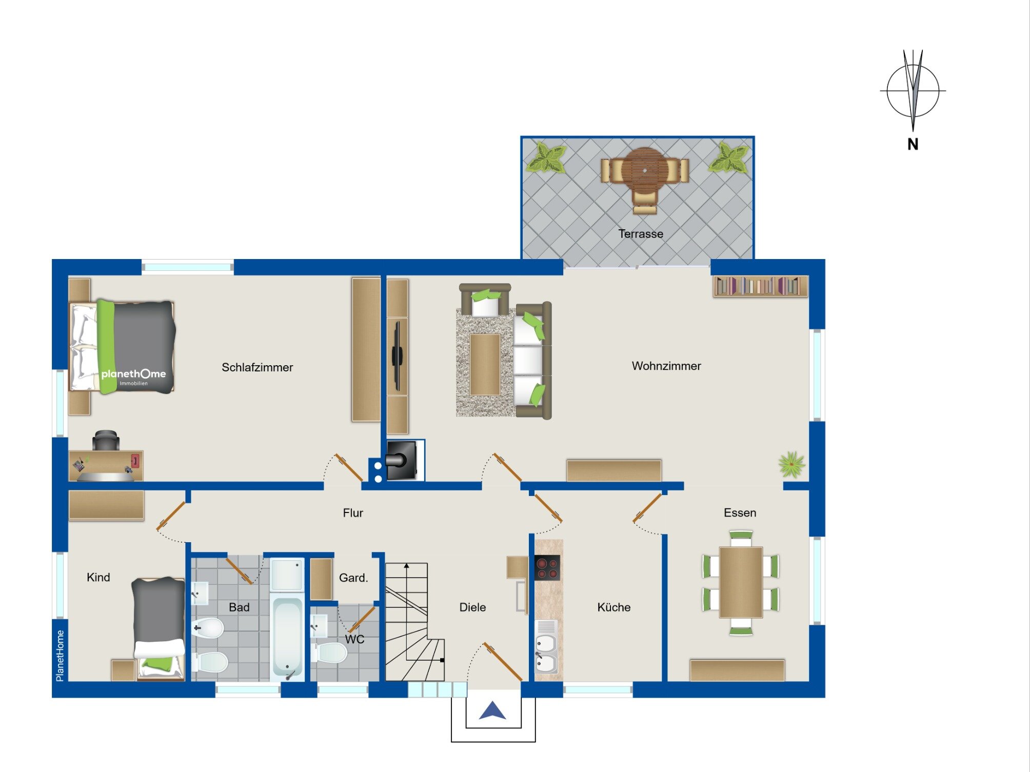 Einfamilienhaus zum Kauf 380.000 € 6 Zimmer 123 m²<br/>Wohnfläche 1.405 m²<br/>Grundstück Glücksburg Glücksburg (Ostsee) 24960