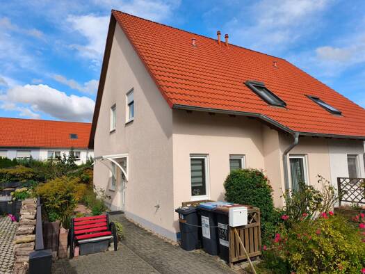 Doppelhaushälfte zum Kauf 420.000 € 3 Zimmer 99 m² 239 m² Grundstück Westliche Neustadt Halle (Saale) 06126