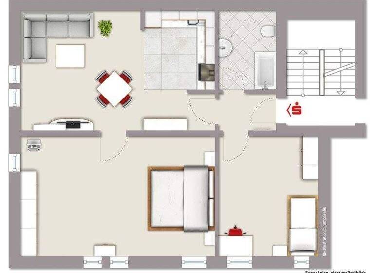 Wohnung zum Kauf 140.000 € 3 Zimmer 77 m² Sterzhausen Lahntal 35094