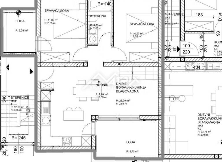 Wohnung zum Kauf 269.500 € 3 Zimmer 60 m² 1. Geschoss Novigrad Novigrad