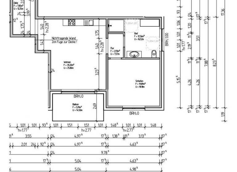 Wohnung zur Miete 1.120 € 2 Zimmer 84,5 m² 3 Geschosse frei ab sofort Mittlauer Weg 8 Meerholz Gelnhausen 63571