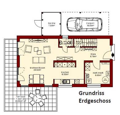 Haus zum Kauf 390.200 € 4 Zimmer 128 m² 371 m² Grundstück Sand Bad Emstal 34308