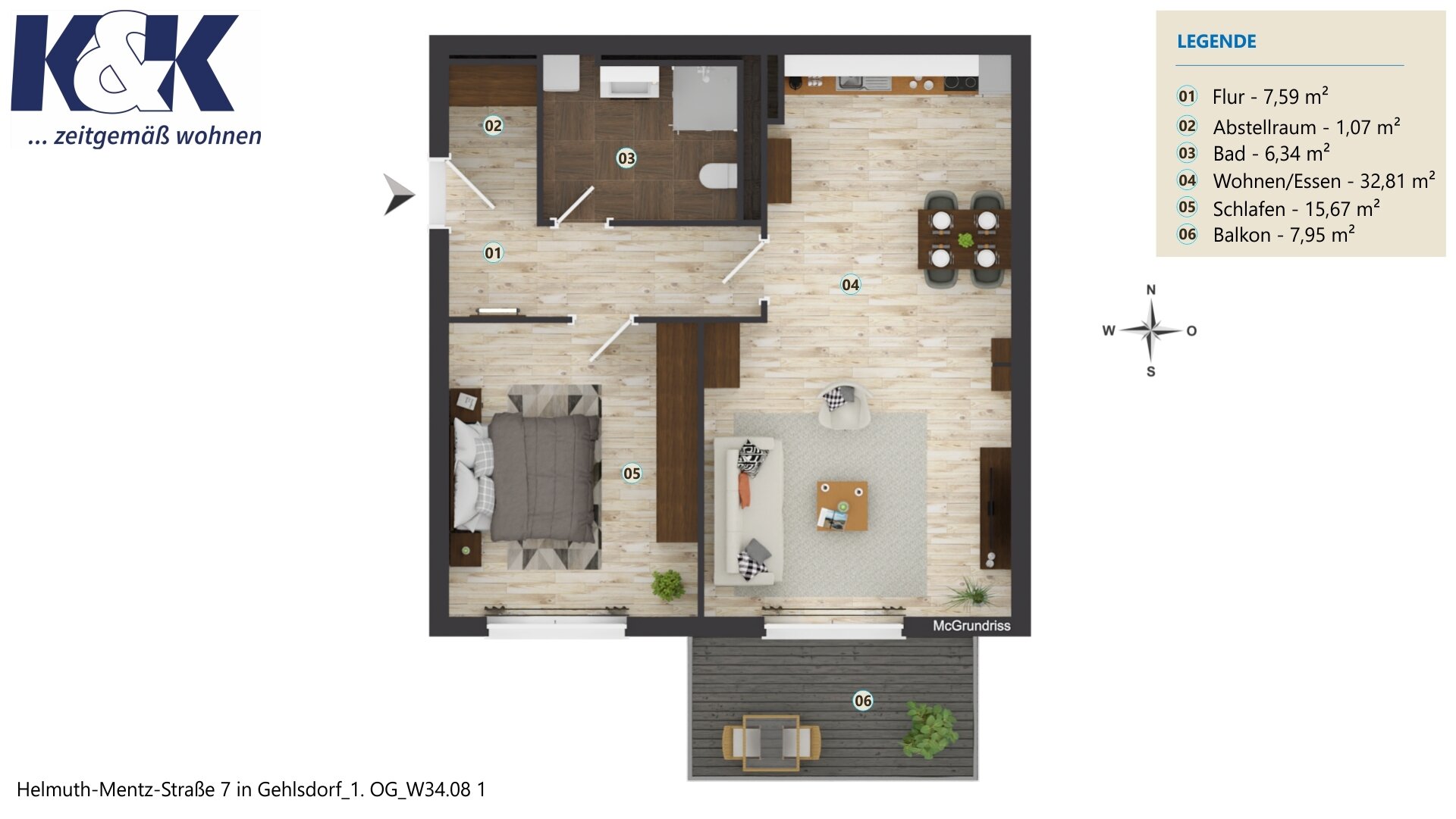 Wohnung zur Miete 910 € 2 Zimmer 67,4 m²<br/>Wohnfläche 1.<br/>Geschoss Helmuth-Mentz-Straße 7 Gehlsdorf Rostock 18147