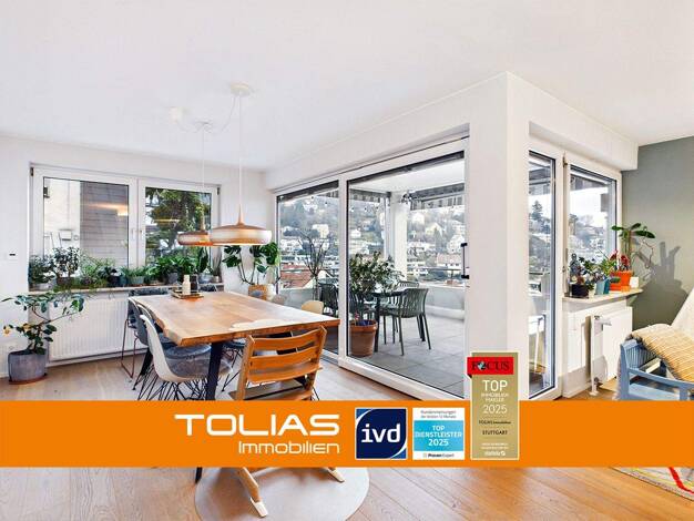 Wohnung zur Miete 2.016 € 3 Zimmer 112 m² 2. Geschoss frei ab 01.04.2026 Süd Stuttgart 70180