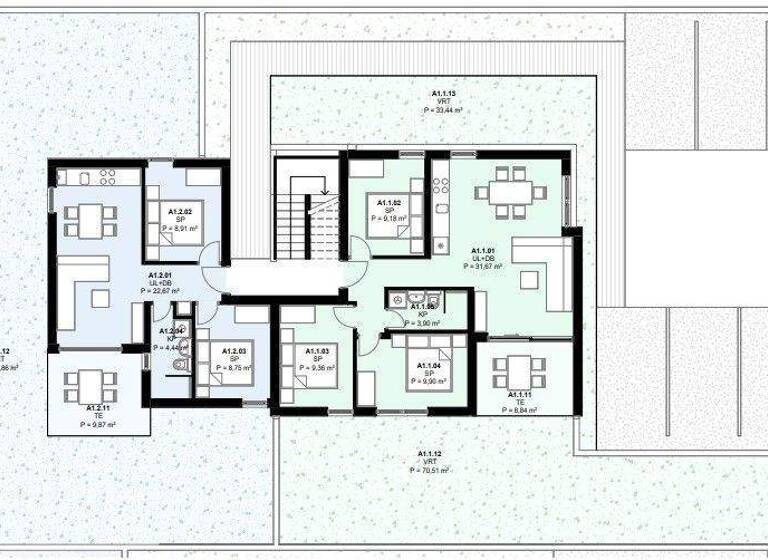 Wohnung zum Kauf 305.976 € 4 Zimmer Kastela 21213