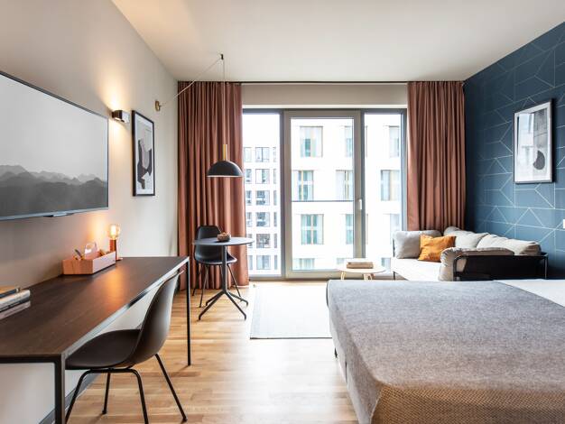 Studio zur Miete Wohnen auf Zeit 1.390 € 1 Zimmer 27 m² frei ab 27.02.2026 Darmstadt 64295