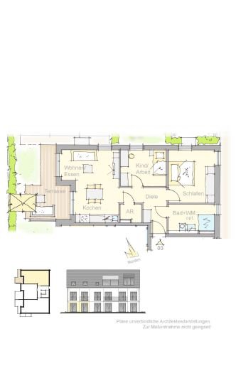 Terrassenwohnung zum Kauf provisionsfrei 589.900 € 3 Zimmer 70,8 m²<br/>Wohnfläche EG<br/>Geschoss Schobertweg 7 Alterlangen Erlangen 91056