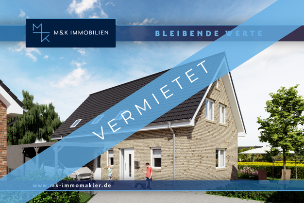Einfamilienhaus zur Miete - Erstbezug 1.250 € 5,5 Zimmer 140 m² 530 m² Grundstück frei ab 01.09.2025 Hermanns Eck 4 Rieste Rieste 49597