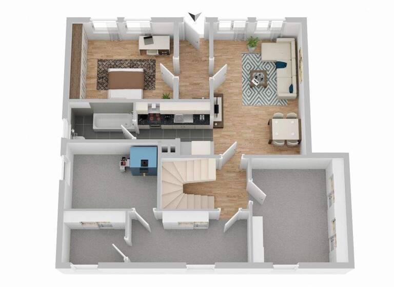 Einfamilienhaus zum Kauf 665.000 € 6 Zimmer 193 m² 530 m² Grundstück Jöhlingen Walzbachtal / Jöhlingen 75045