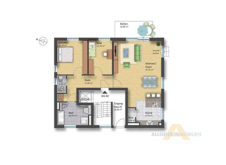 Wohnung zum Kauf 860.000 € 3 Zimmer 113,8 m² Günterstal Freiburg im Breisgau 79100