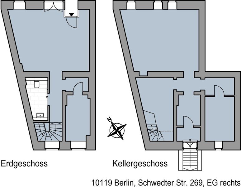 Bürofläche zur Miete provisionsfrei 3.316,96 € 2 Zimmer 59,1 m²<br/>Bürofläche Schwedter Str. 269 Prenzlauer Berg Berlin 10119