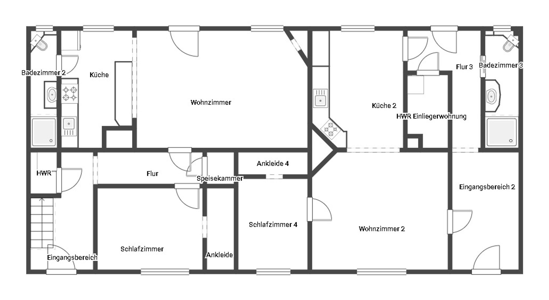 Doppelhaushälfte zum Kauf 194.500 € 6 Zimmer 221,1 m²<br/>Wohnfläche 2.100,1 m²<br/>Grundstück Kastorf Knorrendorf 17091