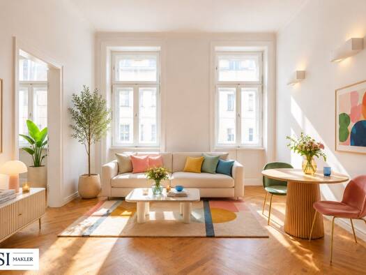 Wohnung zum Kauf - Erstbezug 415.000 € 3 Zimmer 53,7 m² 1. Geschoss Mariahilfer Straße 127 Mariahilf 1060