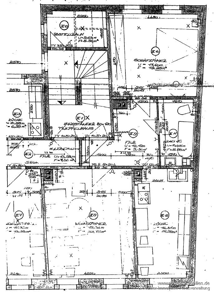 Wohnung zur Miete 370 € 2 Zimmer 67,1 m²<br/>Wohnfläche 2.<br/>Geschoss Bahnhofstraße 23 Bahnhofsvorstadt Freiberg 09599