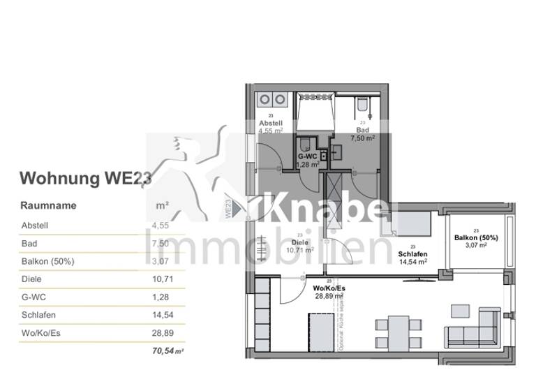 Wohnung zum Kauf provisionsfrei 280.106 € 2 Zimmer 70,5 m²<br/>Wohnfläche EG<br/>Geschoss Melle-Mitte Melle 49324