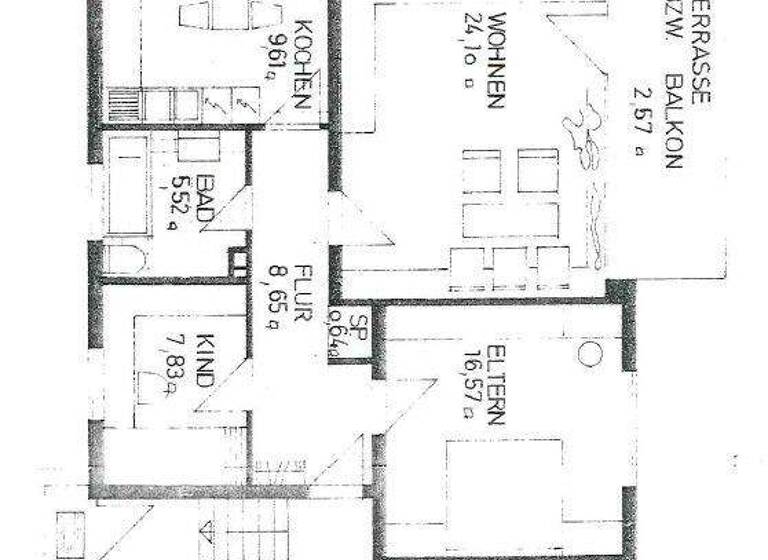 Wohnung zur Miete 650 € 3 Zimmer 75 m² 1. Geschoss frei ab sofort Kapellenstraße 67 Heide Lohmar 53797