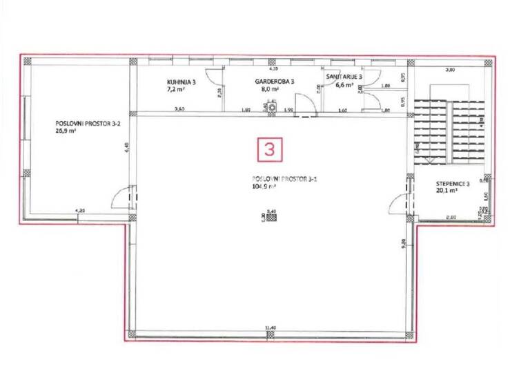 Büro zum Kauf 347.400 € Varazdin